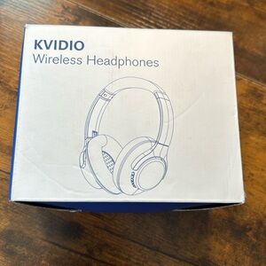 Kvidio Bluetooth Headphones Over Ear 55 Hours Playtime Wireless Color Black